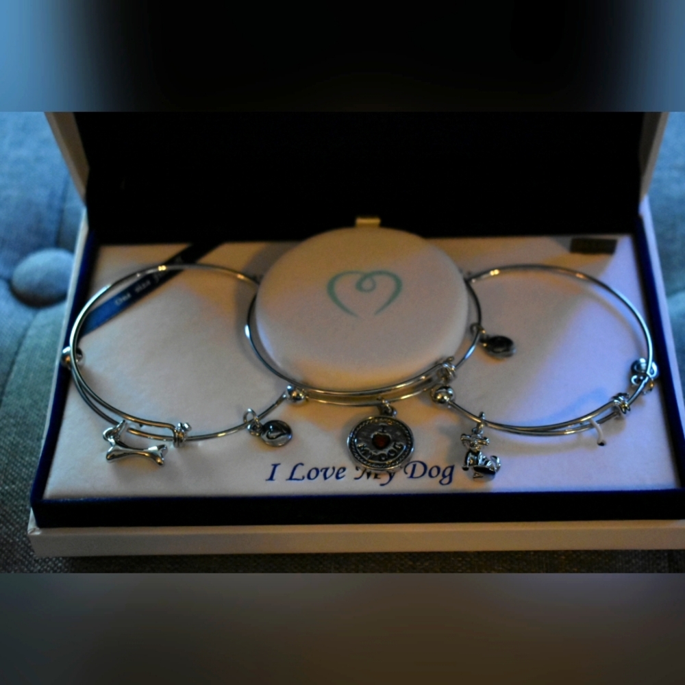 Lovita silver bracelet trio